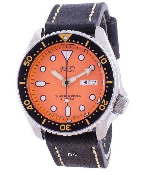 Seiko Automatic Diver's SKX011J1-var-LS16 200M Orologio da uomo realizzato in Giappone