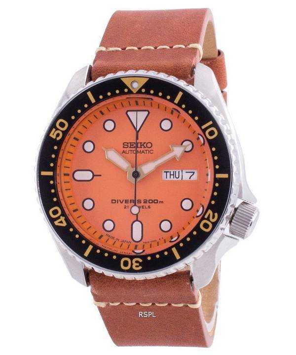 Seiko Automatic Diver's SKX011J1-var-LS21 200M Orologio da uomo realizzato in Giappone