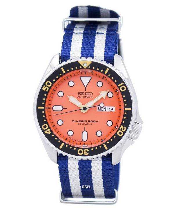 Orologio da uomo Seiko Automatic Diver 200M NATO Strap SKX011J1-NATO2