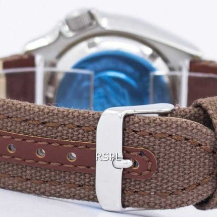 Orologio da uomo Seiko Automatic Diver con cinturino in pelle SKX011J1-NS1 200M