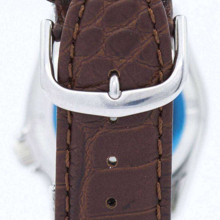Orologio da uomo Seiko Automatic Diver 200M Ratio in pelle marrone SKX013K1-LS3