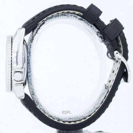 Orologio da uomo Seiko Automatic Diver's 200M Ratio in pelle nera SKX013K1-LS4