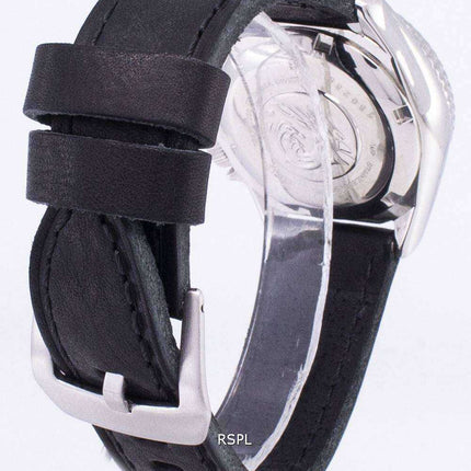 Orologio da uomo Seiko Automatic SKX013K1-MS3 Diver's 200M Black Leather Strap