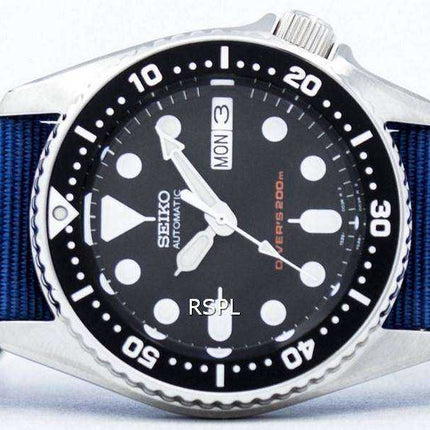 Orologio da uomo Seiko Automatic Diver 200M NATO con cinturino SKX013K1-NATO6