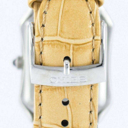 Orologio da donna Seiko rettangolare analogico al quarzo multifunzione SKY737P2