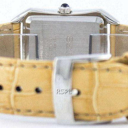 Orologio da donna Seiko rettangolare analogico al quarzo multifunzione SKY737P2