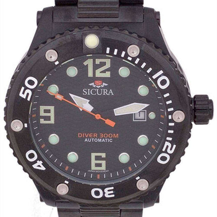 Orologio da uomo 300M Crystal SM606GB di Sicura Automatic Diver