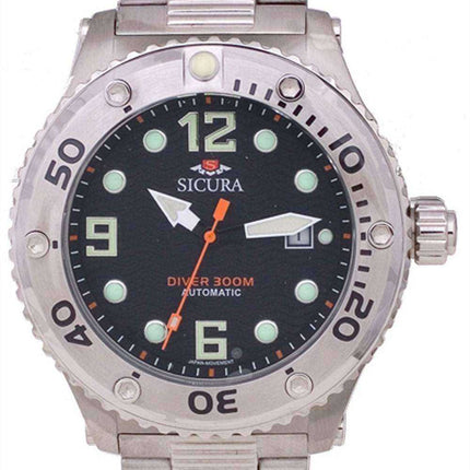 Orologio da uomo 300M Crystal SM606MB di Sicura Automatic Diver