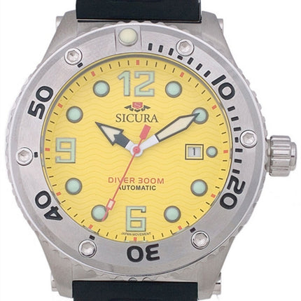Orologio da uomo 300M Crystal SM606PY di Sicura Automatic Diver