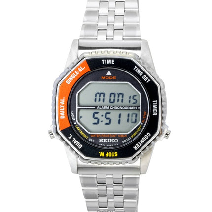 Orologio da uomo Seiko Rotocall Digital Chronograph in acciaio inossidabile al quarzo SMGG19P1 100M