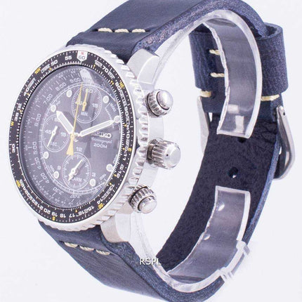 Orologio da uomo Seiko Pilot's Flight SNA411P1-VAR-LS15 Cronografo al quarzo 200M