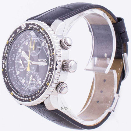 Orologio da uomo Seiko Pilot's Flight SNA411P1-VAR-LS6 Cronografo al quarzo 200M