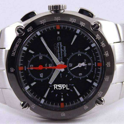 Orologio da uomo Seiko Sportura Alarm Chronograph SNA451 SNA451P1 SNA451P