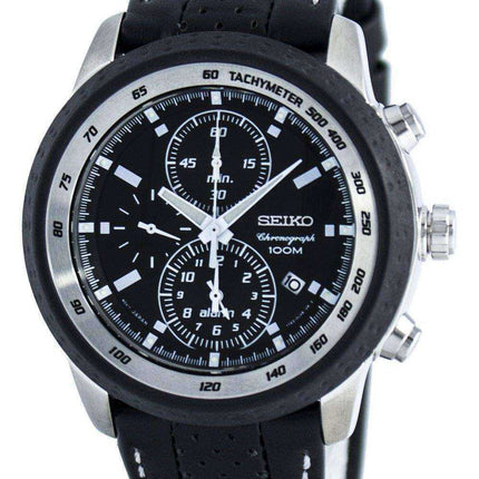 Orologio da uomo Seiko Cronografo con sveglia al quarzo Tachimetro SNAB55 SNAB55P1 SNAB55P