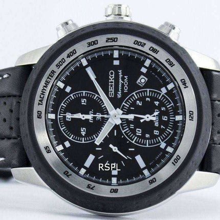 Orologio da uomo Seiko Cronografo con sveglia al quarzo Tachimetro SNAB55 SNAB55P1 SNAB55P