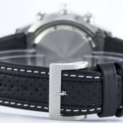 Orologio da uomo Seiko Cronografo con sveglia al quarzo Tachimetro SNAB55 SNAB55P1 SNAB55P