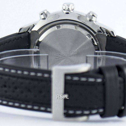 Orologio da uomo Seiko Cronografo con sveglia al quarzo Tachimetro SNAB55 SNAB55P1 SNAB55P