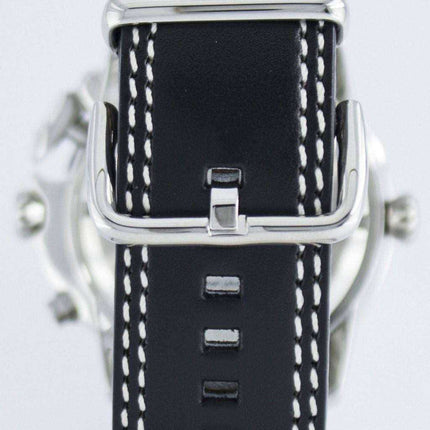 Seiko Pilot Chronograph Al quarzo Sveglia SNAB73 SNAB73P1 SNAB73P Orologio da uomo