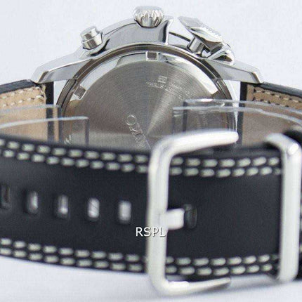 Seiko Pilot Chronograph Al quarzo Sveglia SNAB73 SNAB73P1 SNAB73P Orologio da uomo