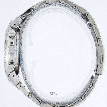 Orologio da uomo Seiko Titanium Cronografo al quarzo con sveglia Tachimetro SNAB87 SNAB87P1 SNAB87P