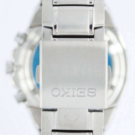 Orologio da uomo Seiko Titanium Cronografo al quarzo con sveglia Tachimetro SNAB87 SNAB87P1 SNAB87P