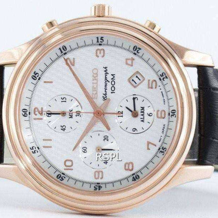 Seiko Quartz Alarm Chronograph SNAC82 SNAC82P1 SNAC82P Orologio da uomo