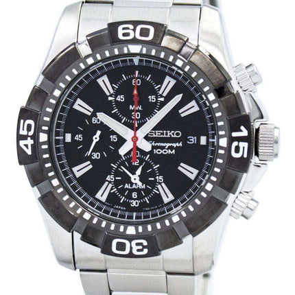 Orologio da uomo Seiko Chronograph Diver Alarm SNAE25 SNAE25P1 SNAE25P