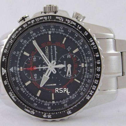 Seiko FLIGHTMASTER Sportura Pilot Cronografo SNAE99 SNAE99P1 SNAE99P Orologio da uomo
