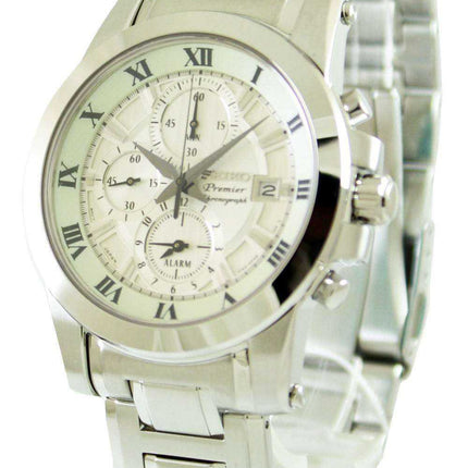 Orologio da uomo Seiko Premier Chronograph SNAF29 SNAF29P1 SNAF29P