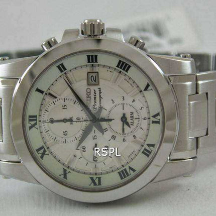 Orologio da uomo Seiko Premier Chronograph SNAF29 SNAF29P1 SNAF29P
