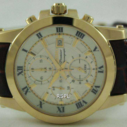 Orologio da uomo Seiko Premier Chronograph SNAF30 SNAF30P1 SNAF30P
