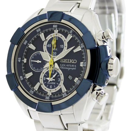 Orologio da uomo Seiko Velatura Alarm Chronograph SNAF41 SNAF41P1 SNAF41P