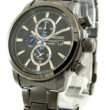 Orologio da uomo Seiko Chronograph 100M Alarm SNAF49 SNAF49P1 SNAF49P