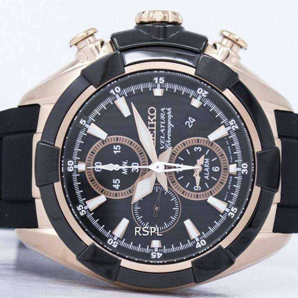 Orologio da uomo al quarzo Seiko Velatura con sveglia SNAF60 SNAF60P1 SNAF60P