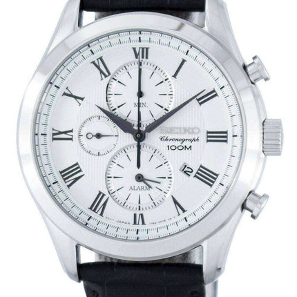 Orologio al quarzo Seiko Cronografo con allarme SNAF69 SNAF69P1 SNAF69P