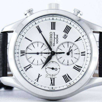 Orologio al quarzo Seiko Cronografo con allarme SNAF69 SNAF69P1 SNAF69P