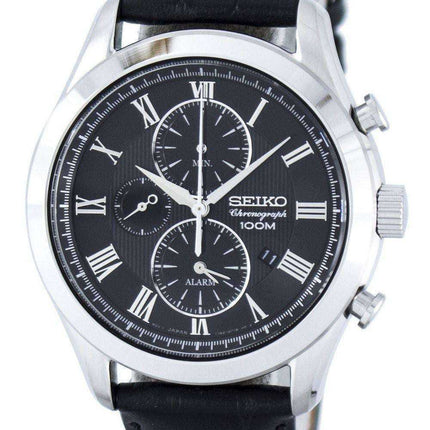 Orologio da uomo al quarzo Seiko SNAF71 SNAF71P1 SNAF71P con sveglia al quarzo