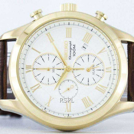 Orologio da uomo al quarzo Seiko con allarme SNAF72 SNAF72P1 SNAF72P
