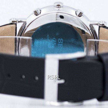 Orologio da uomo Seiko Premier al quarzo con allarme al quarzo SNAF77 SNAF77P1 SNAF77P