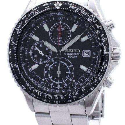 Seiko Flightmaster Pilot Slide Rule Chronograph SND253 SND253P1 SND253P Orologio da uomo