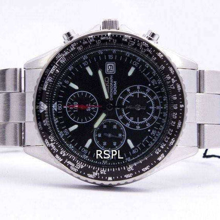 Seiko Flightmaster Pilot Slide Rule Chronograph SND253 SND253P1 SND253P Orologio da uomo
