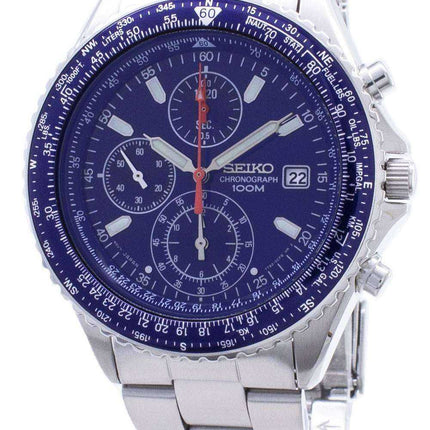 Seiko Flightmaster Pilot Slide Rule Chronograph SND255 SND255P1 SND255P Orologio da uomo