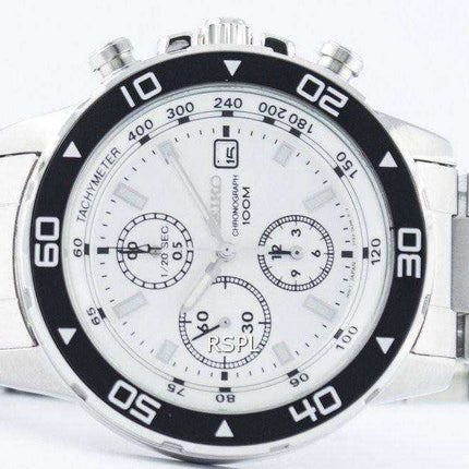 Orologio da uomo Seiko Quartz Cronografo Tachimetro SND797 SND797P1 SND797P