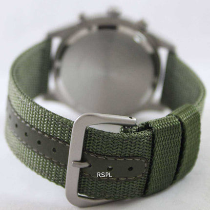 Orologio da uomo Seiko Chronograph Khaki Nylon Strap SNDA27 SNDA27P1 SNDA27P