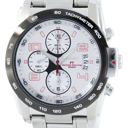 Cronografo al quarzo Seiko F1 Honda Racing Team da uomo SNDA55 SNDA55P1 SNDA55P