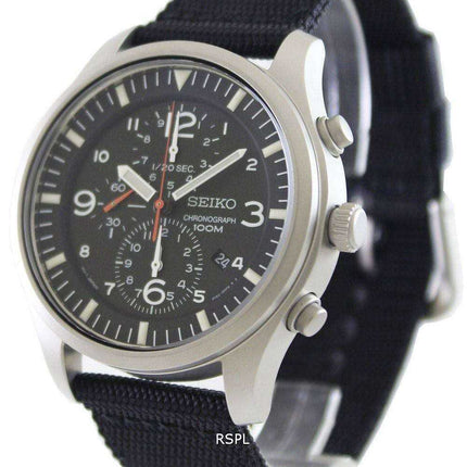 Orologio da uomo con cinturino in nylon al quarzo Seiko SNDA57 SNDA57P1 SNDA57P
