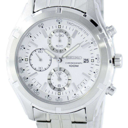 Orologio da uomo Seiko Quartz Cronografo Tachimetro SNDC35 SNDC35P1 SNDC35P