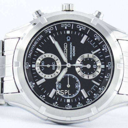 Orologio da uomo Seiko Quartz Cronografo Tachimetro SNDC37 SNDC37P1 SNDC37P