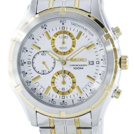 Orologio da uomo Seiko Quartz Cronografo Tachimetro SNDC38 SNDC38P1 SNDC38P