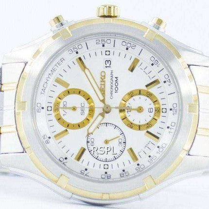 Orologio da uomo Seiko Quartz Cronografo Tachimetro SNDC38 SNDC38P1 SNDC38P